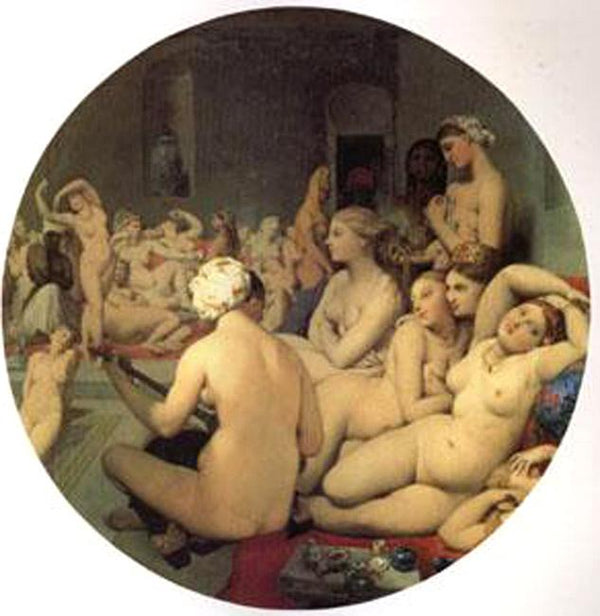 steve art gallery The Turkish Bath Jean Auguste Dominique Ingres 50x50cm