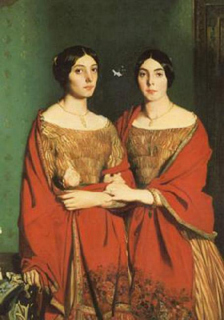 steve art gallery The Two Sisters Theodore Chasseriau 60x40cm