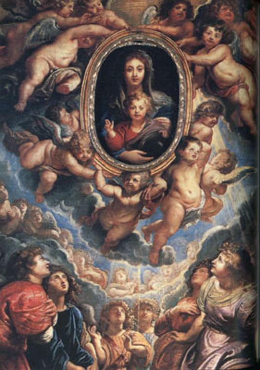 steve art gallery The Virgin and Child Adored by Angels Peter Paul Rubens 60x40 cm