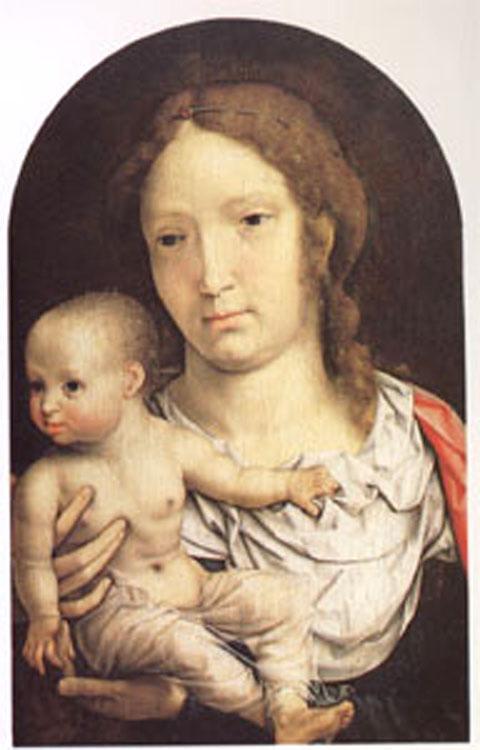 steve art gallery The Virgin and Child Jan Gossaert Mabuse 60x40cm