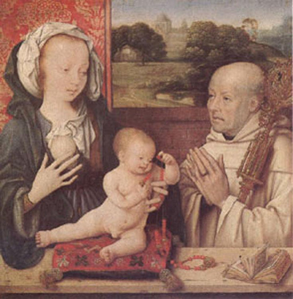steve art gallery The Virgin and Child with a Dominican CLEVE Joos van