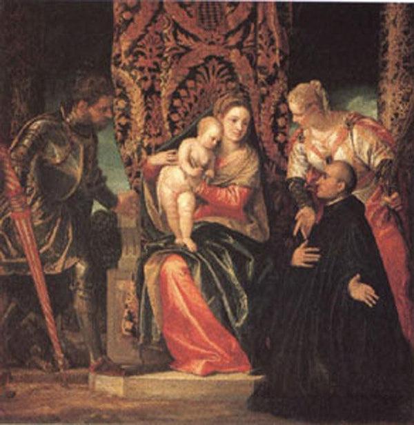 steve art gallery The Virgin and Child with Saints Justin and Ge VERONESE Paolo Caliari