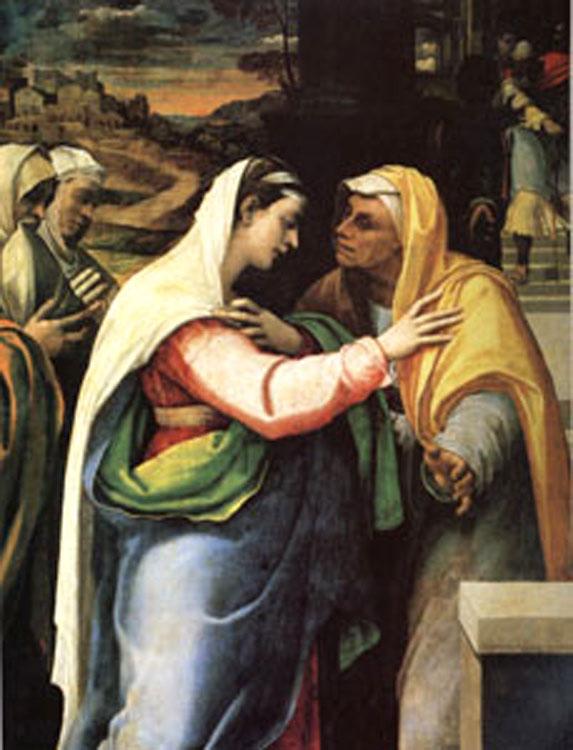 steve art gallery The Visitation Sebastiano del Piombo 50x40cm