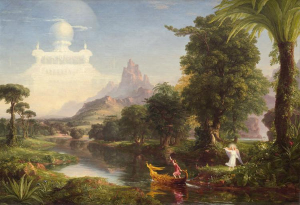 steve art gallery The Voyage of Life:Youth Thomas Cole 60x40cm