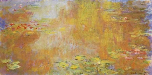 steve art gallery The Water-Lily Pond Claude Monet 80x40cm