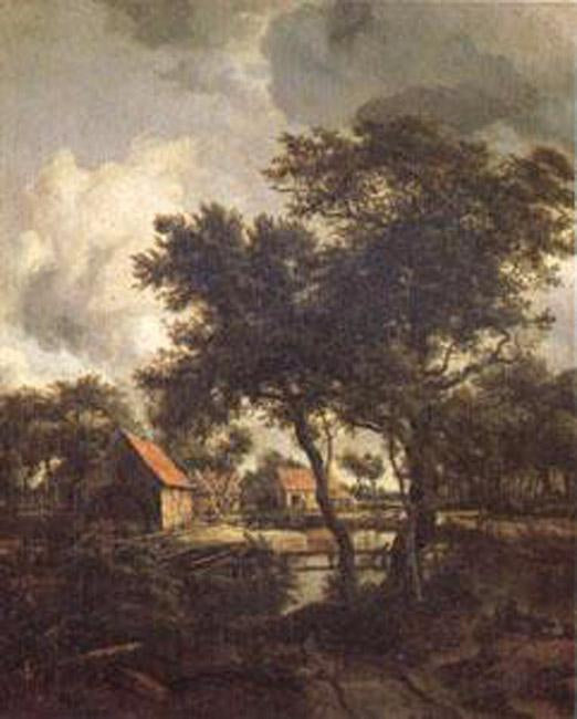 steve art gallery The Water Mill Meindert Hobbema 80x66cm