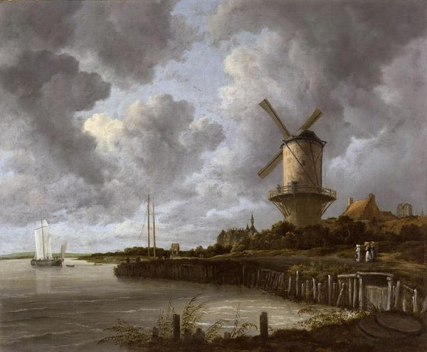 steve art gallery The Windmill at Wijk Bij Duurstede Jacob van Ruisdael 60x50cm