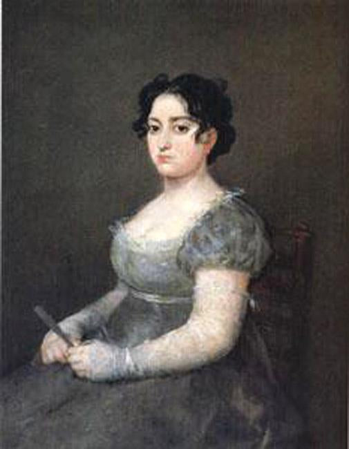 steve art gallery The Woman with a Fan Francisco de Goya 50x40cm