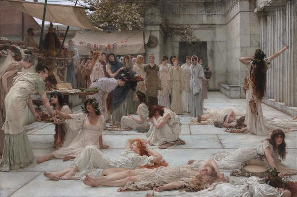 steve art gallery The Women of Amphissa Alma-Tadema Sir Lawrence 60x40cm