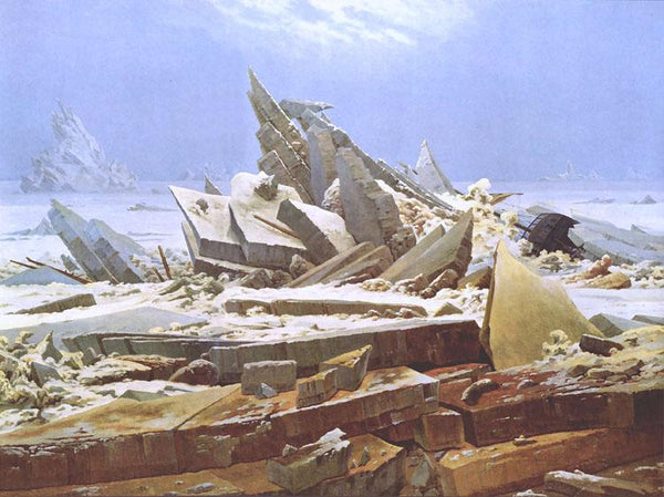 steve art gallery The Wreck of the Hope Caspar David Friedrich 50x40cm