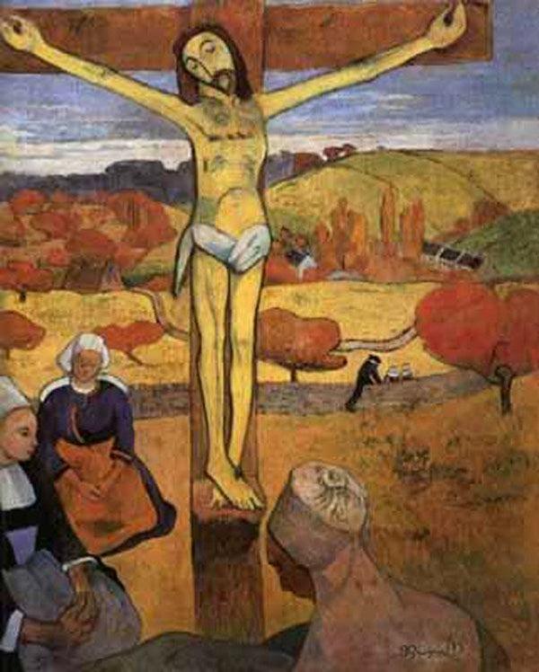 steve art gallery The yellow christ Paul Gauguin 60x50cm