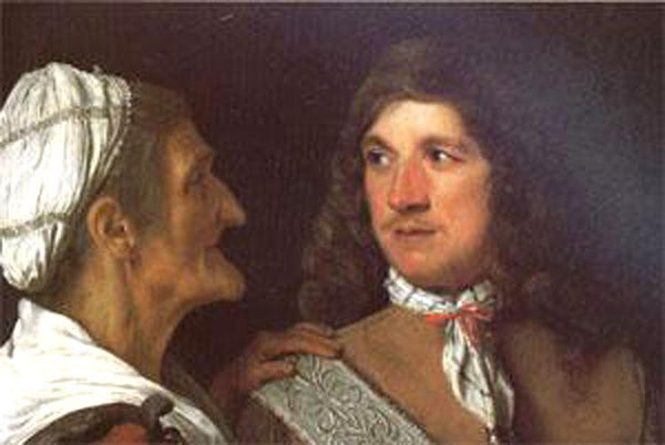 steve art gallery The Young Man and the Procuress Michael Sweerts 60x40cm