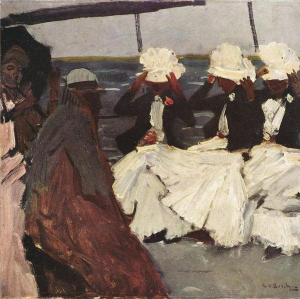 steve art gallery Three Women on Board George Hendrik Breitner 50x50cm