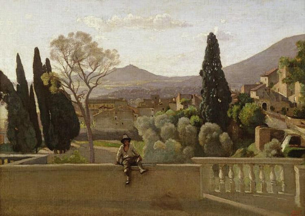 steve art gallery Tivoli Jean Baptiste Camille Corot 60x40cm