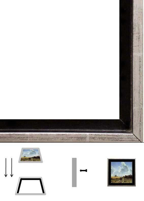 Steve Art Gallery Träram I Silver Innermått 50x60 Cm