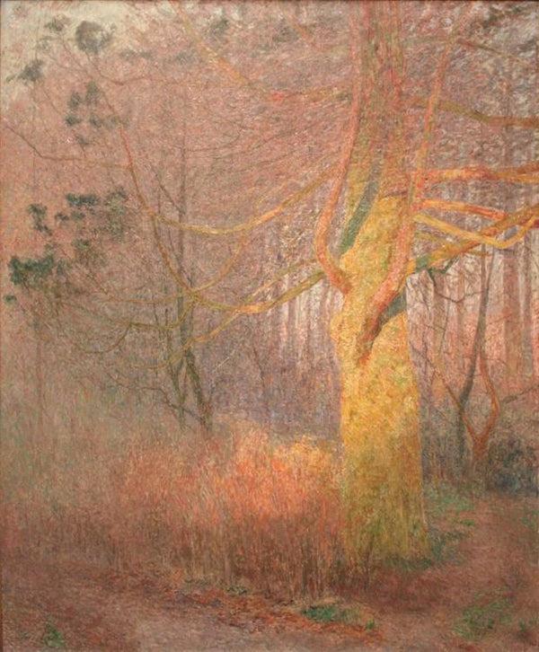 steve art gallery Tree in the Sun Emile Claus 60x50cm