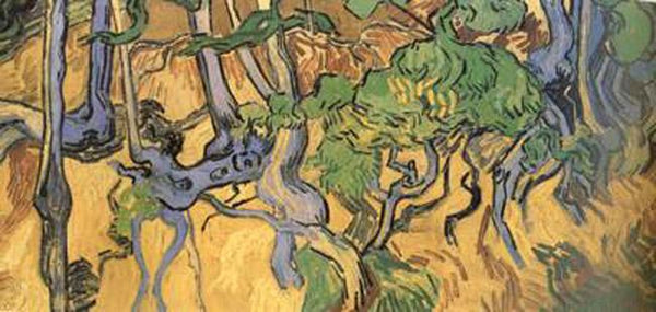 steve art gallery Tree Root and Trunks Vincent Van Gogh 80x40cm