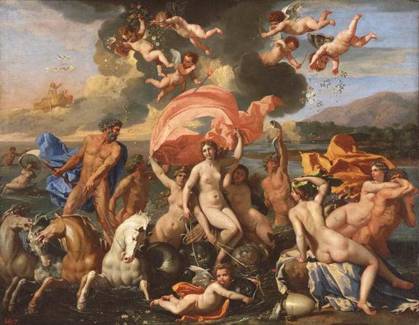 steve art gallery Triumph of Neptune and Amphitrite Nicolas Poussin 50x40cm