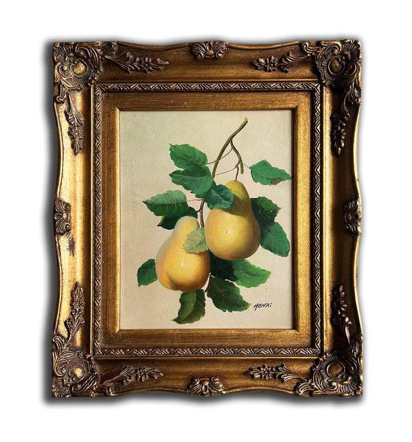 steve art gallery Two pears hand-painted 34x39 cm eller 14x16 ins