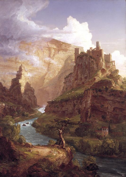 steve art gallery Valley of the Vaucluse Thomas Cole 60x40cm