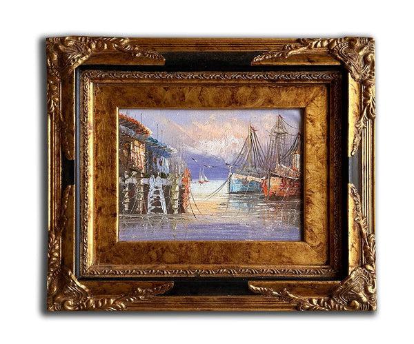Steve Art Gallery Venice And Port Hand-painted 25x30 Cm Eller 10x12 Ins