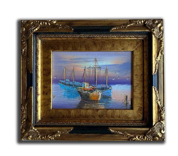 Steve Art Gallery Venice And Port Hand-painted 25x30 Cm Eller 10x12 Ins