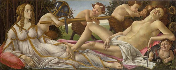 steve art gallery Venus and Mars Sandro Botticelli 80x32cm