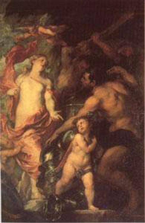 steve art gallery Venus Asking Vulcan for Arms for Aeneas Anthony Van Dyck 60x40cm
