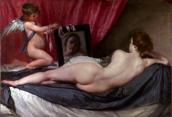 steve art gallery venus at her Mirror Diego Velazquez 60x40cm