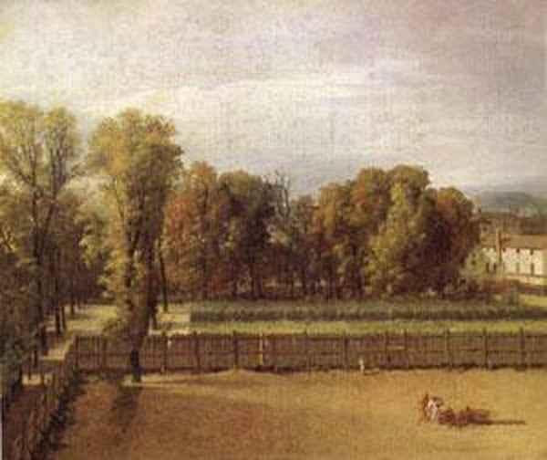 steve art gallery View of the Garden of the Luxembourg Palace Jacques-Louis David