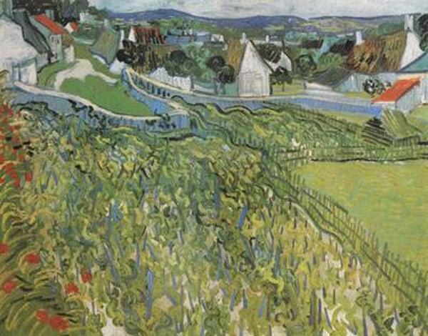 steve art gallery Vineyard with a View of Auvers Vincent Van Gogh 64.2x79.5cm