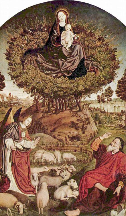 steve art gallery Virgin and Child Nicolas Froment 60x40cm