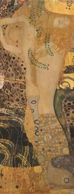 steve art gallery Water Serpents I Gustav Klimt 50x20cm