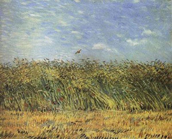 steve art gallery Wheat Field with a Lark Vincent Van Gogh 54x65.5cm