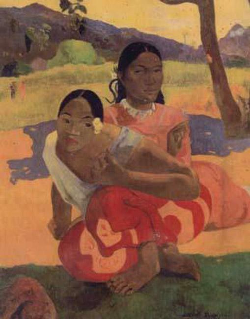 steve art gallery When will you Marry Paul Gauguin 50x40cm