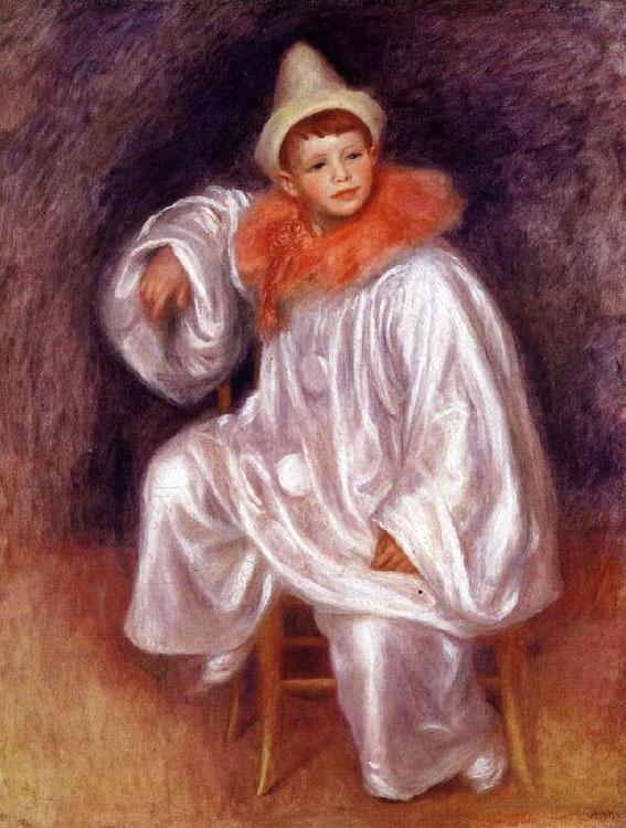 steve art gallery White Pierrot Pierre Renoir 81x62cm