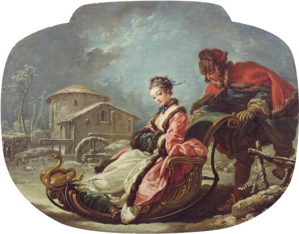 steve art gallery Winter Francois Boucher 56.8x73cm