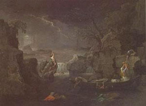 steve art gallery Winter or the Deluge Nicolas Poussin 50x40cm