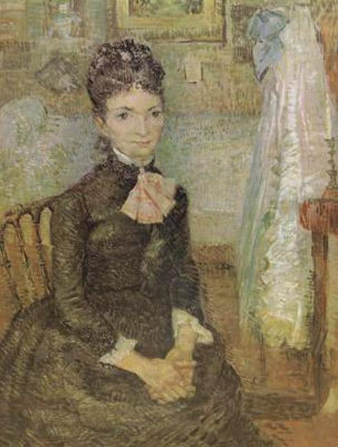 steve art gallery Woman itting by a Cadle Vincent Van Gogh 61x45.5cm