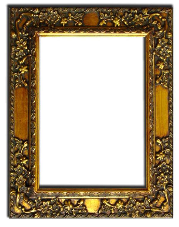 steve art gallery Wooden frame in golden color 24x36 ins or 60x90 cm