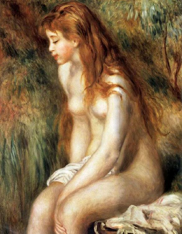 steve art gallery Young Girl Bathing Pierre Renoir 81.3x64.8cm