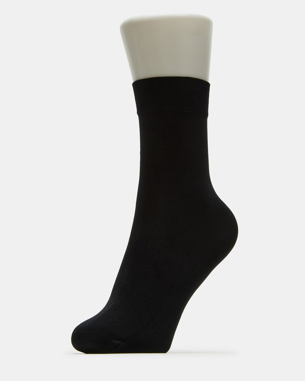 Steve Madden 2 Pack Bow Fishnet Anklet Socks Black 2PACKBOWFISHNETANKLETSOCKS