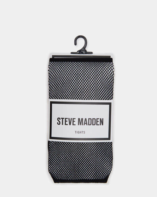 Steve Madden 2 Pack Mini Fishnet Tight Black 2PACKMINIFISHNETTIGHT