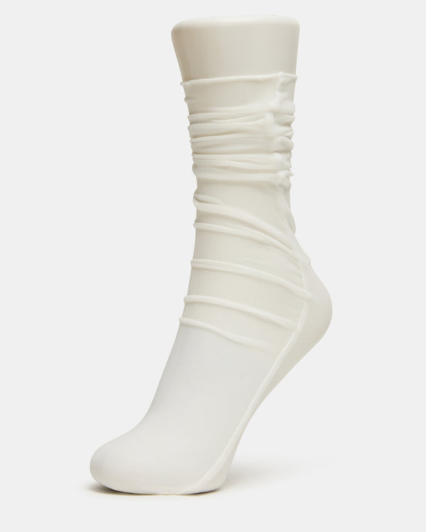 Steve Madden 2 Pack Sofia Solid Mesh Crew Socks Light Blue 2PACKSOFIASOLIDMESHCREWSOCKS