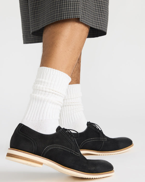 Steve Madden Alvarez Black Nubuck ALVAREZ MEN'S SHOES