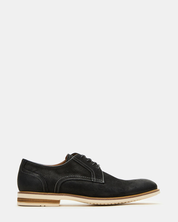 Steve Madden Alvarez Black Nubuck ALVAREZ MEN'S SHOES