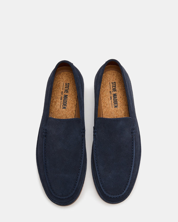 Steve Madden Arrozza Navy Suede ARROZZA MEN'S SHOES