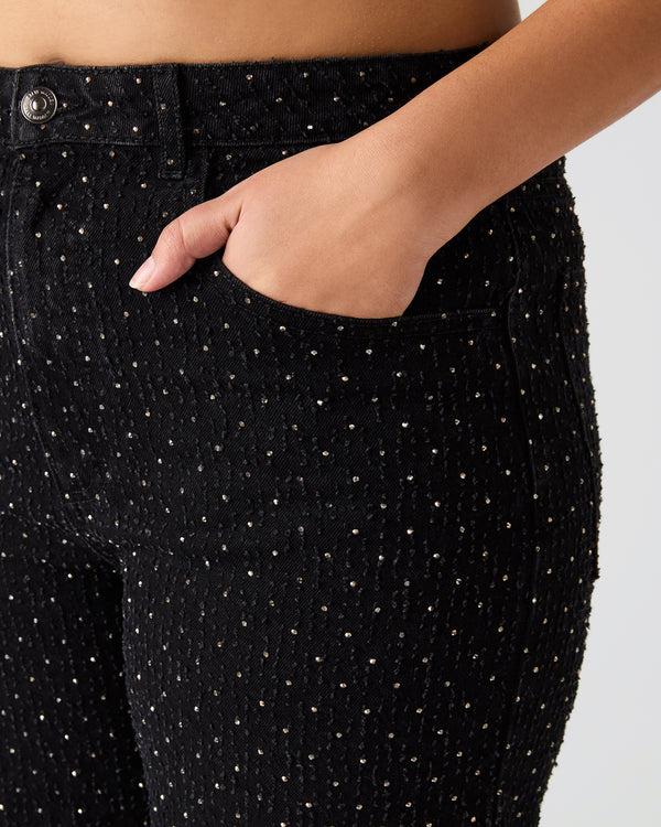 Steve Madden Avaline Crystal Jean Black AVALINECRYSTALJEAN