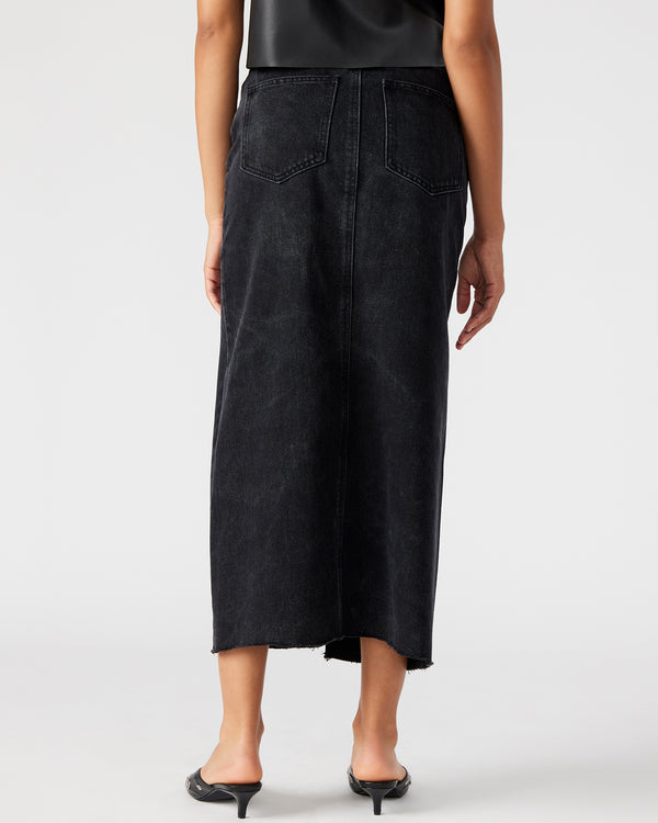 Steve Madden Avani Denim Skirt Black AVANIDENIMSKIRTBLACK
