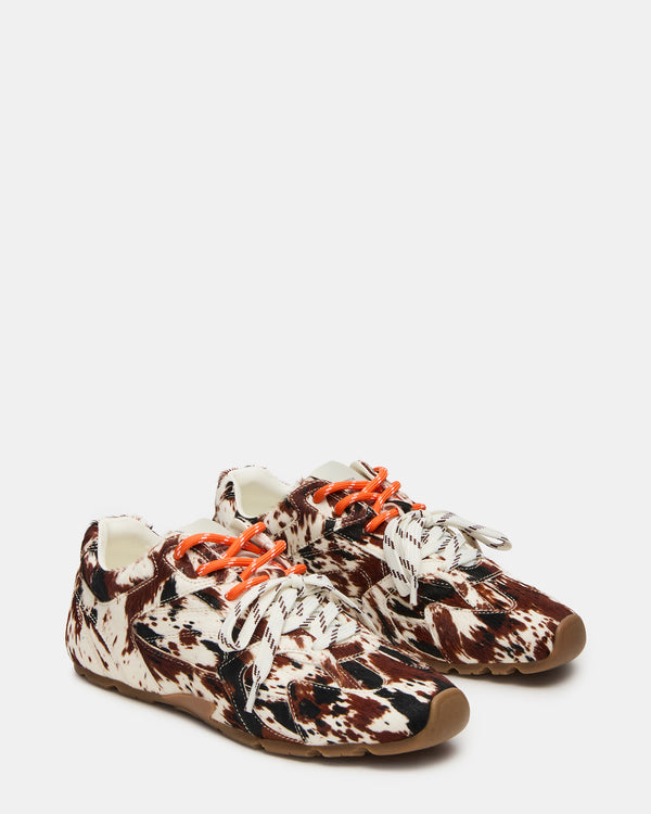 Steve Madden Aziel Brown Cow Print AZIELBROWNCOWPRINT